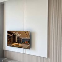 Tấm Ốp Than Tre Kosmos TT-846 - Vân Giấy Dập Nổi Trắng