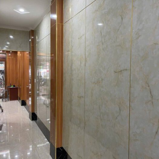 Nhựa Ốp Tường Vân Đá Cẩm Thạch Xanh Vàng HB-VD2212