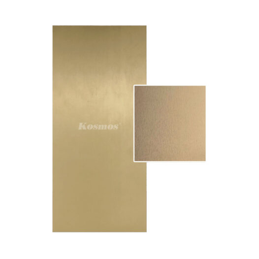 Tấm ốp sợi than tre Kosmos TT-809 vàng xước kim loại