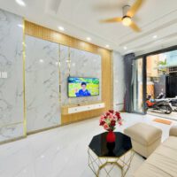 Nhựa Ốp Tường Trắng Vân Đá Xám Xanh HB-VD2234 - Hobiwood Chính Hãng