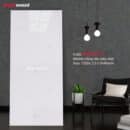 Ốp Tường PVC Trắng Vân Mây Nhạt PVC231 Galawood - Vẻ Đẹp Tối Giản Hoàn Hảo