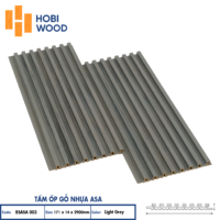 Tấm ốp gỗ nhựa ASA 8SASA 003 - Màu Light Grey