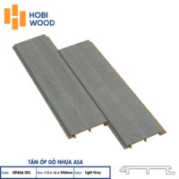 Tấm ốp gỗ nhựa ASA OPASA 003 - Màu Light Grey