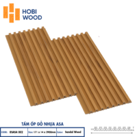Tấm ốp gỗ nhựa ASA 8SASA 002 - Màu Sandal Wood