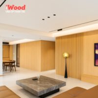 Tấm ốp than tre vân gỗ WG-2 iWood- Vân gỗ sồi vàng đậm