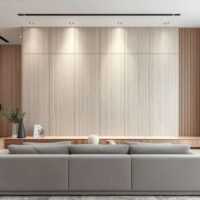 Tấm Ốp Than Tre Vân Gỗ WG-7 iWood - Màu Xám Vân Sồi Sọc Nhuyễn