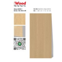 Tấm Ốp Than Tre Vân Gỗ WEiR-1 iWood - Màu vàng gỗ sồi