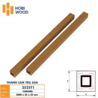 Thanh lam trụ ASA 2525T1 - Màu Caramel ấm áp
