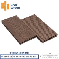 Sàn ngoài trời HB140T25 Brown - Sàn ngoài trời Hobiwood