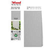 Tấm ốp than tre vân đơn sắc SS-9 iWood - Màu xám trơn chuẩn