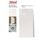 Tấm ốp than tre đơn sắc PET iS-2W iWood - Màu trắng kem
