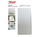 Tấm ốp than tre vân Inox xước MT-2 iWood - Màu bạc Brushed Silver