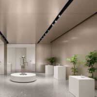 Ốp tường Tấm ốp than tre vân Inox MT-3 iWood - Màu bạc ghi đậm