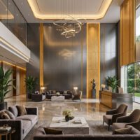 Ốp tường Tấm ốp than tre vân Inox MT-9 iWood - Bạc ghi đen hiện đại