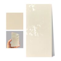 Tấm ốp than tre đơn sắc PET iS-5 iWood - Màu kem bóng