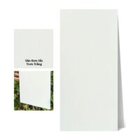 Tấm ốp than tre vân đơn sắc SS-2 iWood - Màu trắng trơn mịn