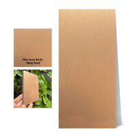 Tấm ốp than tre vân Inox MT-6 iWood - Màu vàng Gold