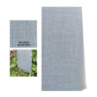 Tấm ốp than tre vân vải CL-1 iWood - Màu ghi xanh vải bố