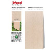 Tấm ốp than tre vân vải CL-10 iWood - Màu cam nhạt