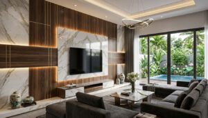 Báo Giá Thi Công Ốp Tường Phòng Khách Sang Trọng Và Đẳng Cấp Nhất 2026