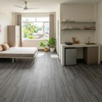 Sàn Nhựa Giả Gỗ Giá Rẻ V262 - Màu Xám Gỗ Hiện, ĐạiLắp Nhanh Không Cần Keo