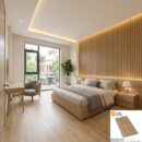 Lam Nhựa Ốp Tường Giả Gỗ HOBI LS4 | Sang trọng, bền đẹp, chống ẩm
