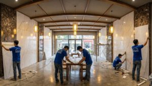Dịch Vụ Ốp Tường Vân Đá – Thi Công Trọn Gói Từ 320k/m² | Bảo Hành 5 Năm
