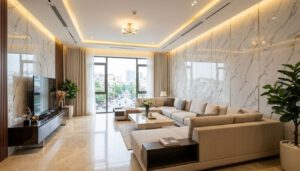 Thi Công PVC Vân Đá Kosmos – Quy Trình Chuẩn, Hình Ảnh Thực Tế & Kinh Nghiệm Lắp Đặt