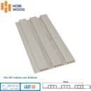 Tấm ốp lam 3 sóng Hobiwood LS3T 03 vân gỗ trắng kem pine kích thước 3000x198x15mm chống ẩm cao cấp
