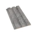 Tấm ốp lam 3 sóng Hobiwood LS3T 09 vân bê tông xám cement grey kích thước 3000x198x15mm chống ẩm cao cấp