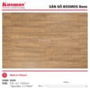 Sàn gỗ Kosmos S290 8mm thông số kỹ thuật chi tiết Xưởng Gỗ Tony
