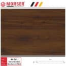 Sàn gỗ Morser MC141 8mm kích thước 1225x150x8mm 15 tấm mỗi hộp 2.756m2 vân nâu đậm Walnut Xưởng Gỗ Tony