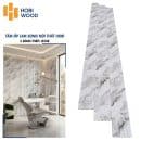 Tấm lam 5 sóng Hobiwood LS508 vân đá trắng xám ốp tường phòng khám nha khoa cao cấp đèn pendant ghế nha khoa tấm nhựa ốp tường Xưởng Gỗ Tony