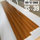 Tấm lam nhựa giả gỗ 3S-39 vân cherry vàng cam ấm 195x12x2900mm vách lam sóng ốp tường trần chống ẩm Xưởng Gỗ Tony