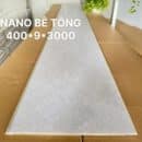 Tấm nhựa Nano bê tông xám nhạt giá rẻ bản rộng 400x9x3000mm ốp tường trần chống ẩm nhẹ cao cấp vân bê tông texture mịn tự nhiên